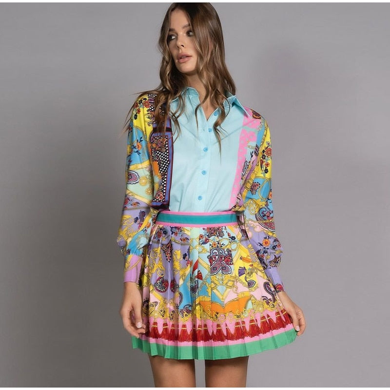 Used To Be Mad Love Skirt Set