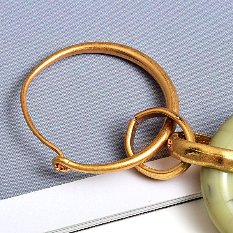 Vintage Hoop And Hook Earrings