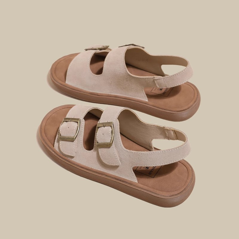 Women's Thick-soled Summer Outdoor Beach Fishing Word Sandals