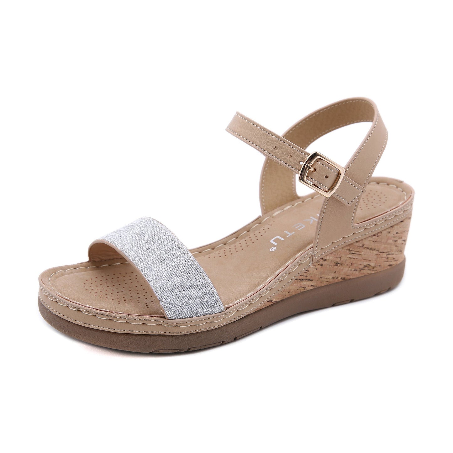 Wedge Slip-On Comfort Sandals
