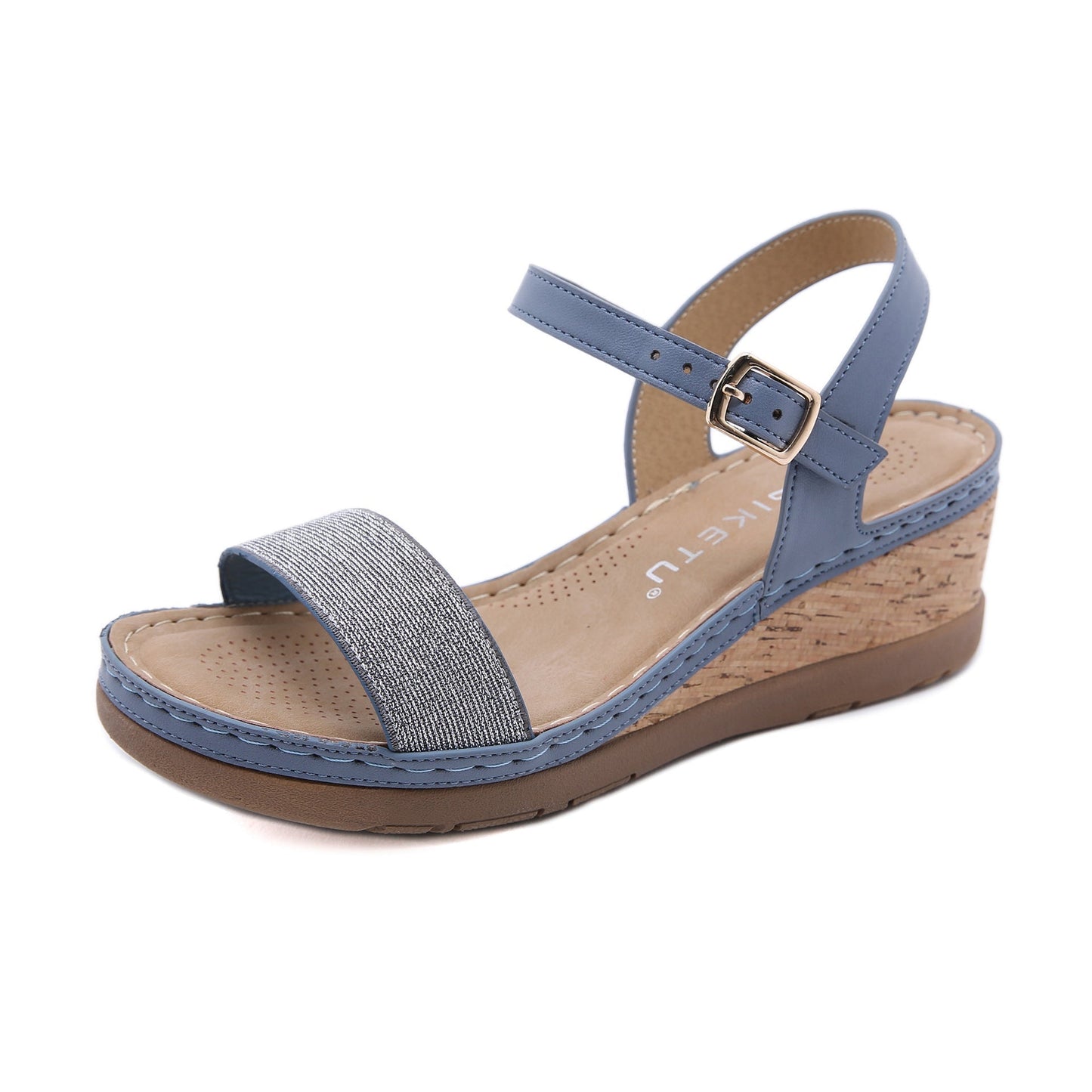 Wedge Slip-On Comfort Sandals