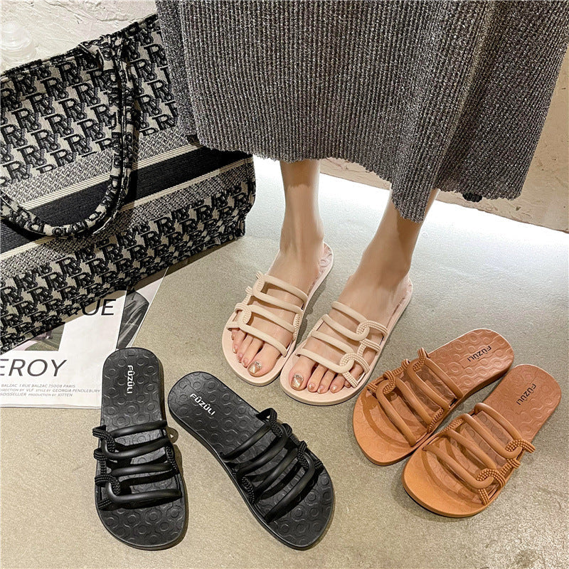 Women's Summer Strap Outdoor Fairy Style Home Indoor Sandals