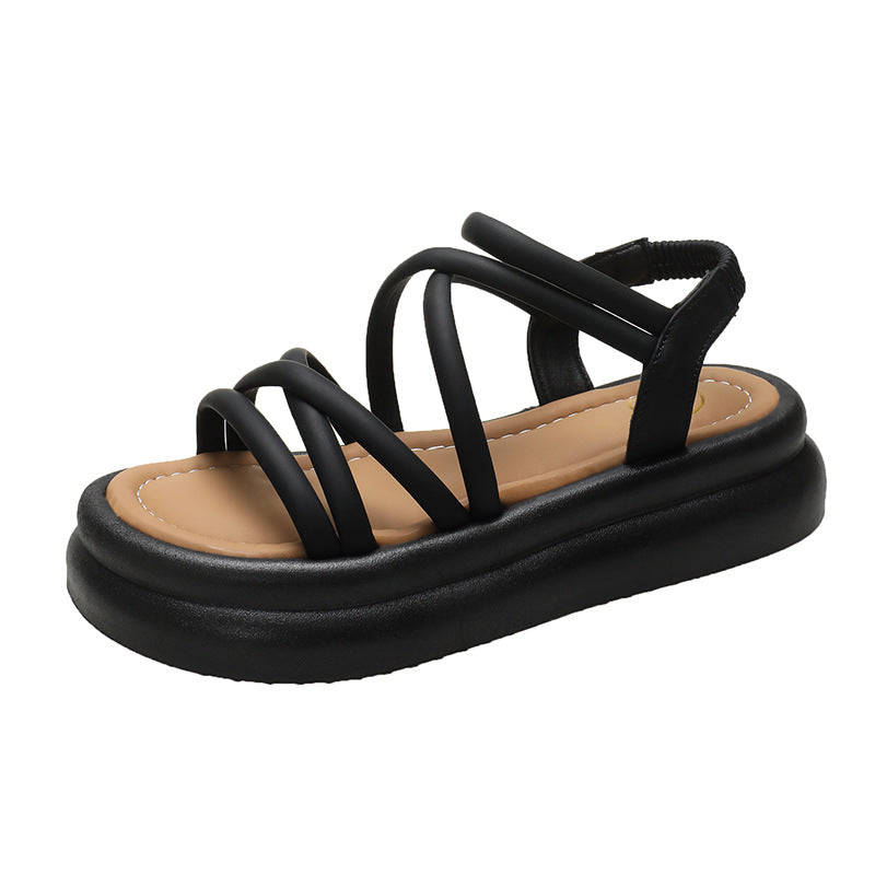 Women's Summer Thin Strap Flat Beach Comfortable Sandals