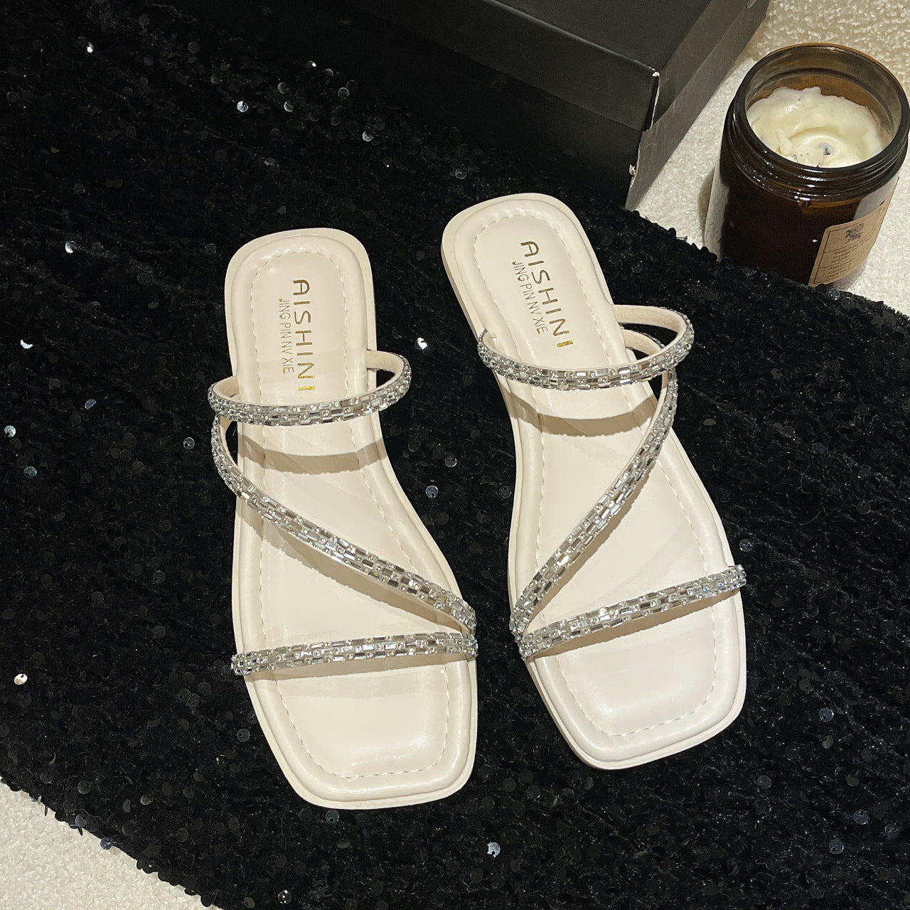 Women's Outdoor Soft Bottom Square Toe Fashion Sandals
