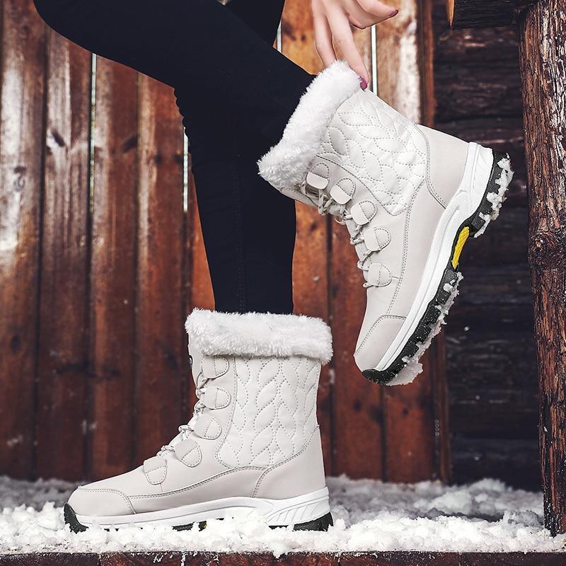 Women's Plus fleece Winter Boots