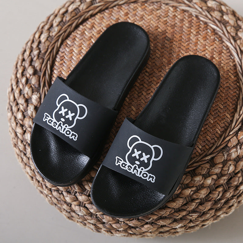 Women's Outdoor Cartoon Korean Indoor Home Thick Bottom Sandals