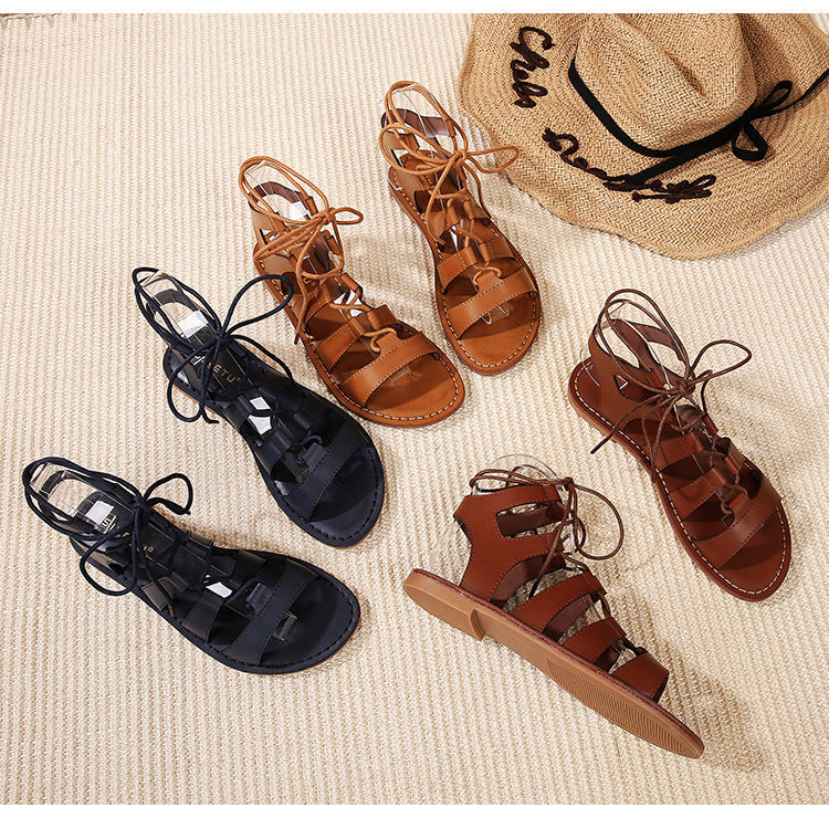 Summer Casual Comfort Cross Strap Sandals