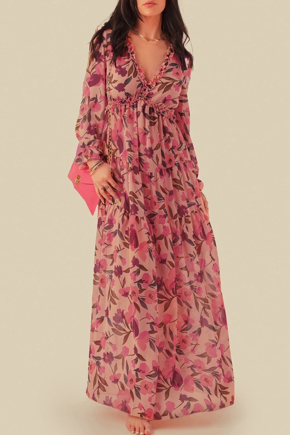 Ruffle Tiered Maxi Dress