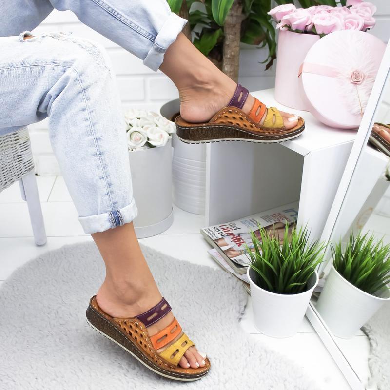 Casual Summer Color Comfy Wedge Sandals