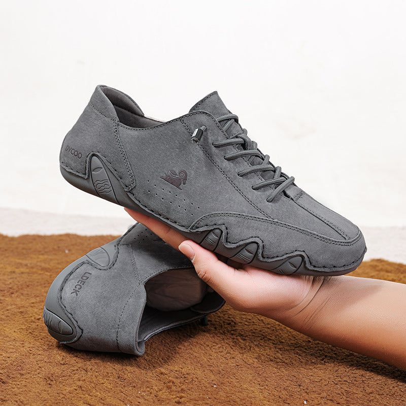 Italian Suede High Boots Handcrafted With Velcro 丨Special price limited time sale-FREE SHIPPING