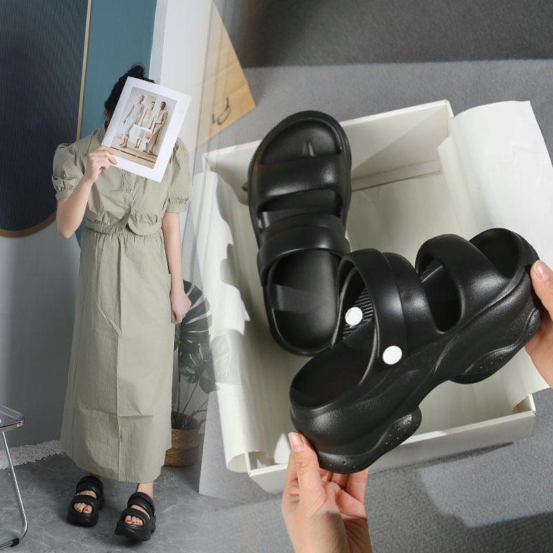 Women's Super Soft Lightweight Platform Summer Outdoor Sandals