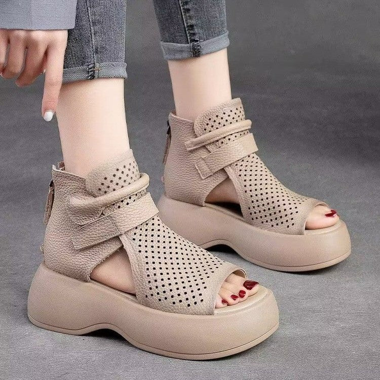 Women's Mesh Hollow Summer Outer Wear Elegant Sandals