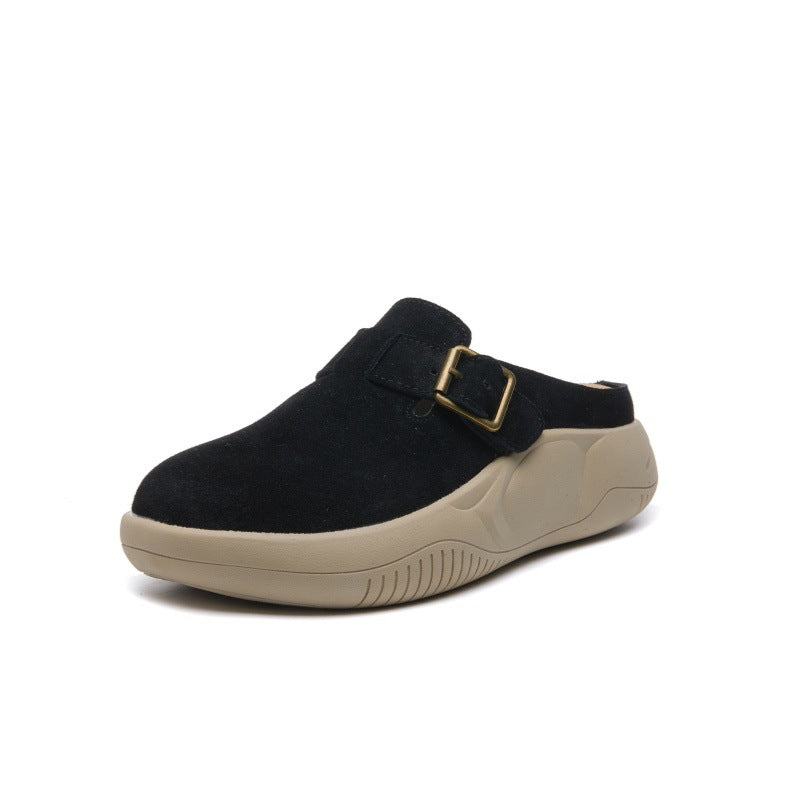 Women's Authentic Toe Box Half Outer Wear Sandals