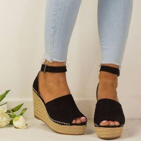 Espadrilles Daily Nubuck Sandals Creepers Wedges