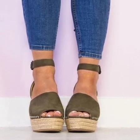 Espadrilles Daily Nubuck Sandals Creepers Wedges