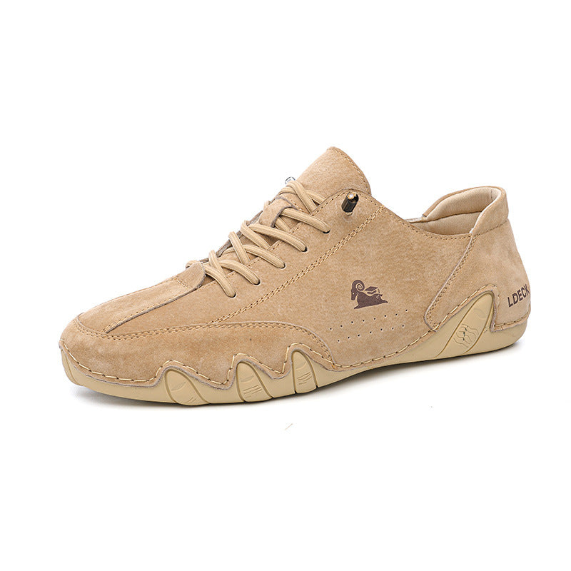 Italian Suede High Boots Handcrafted With Velcro 丨Special price limited time sale-FREE SHIPPING