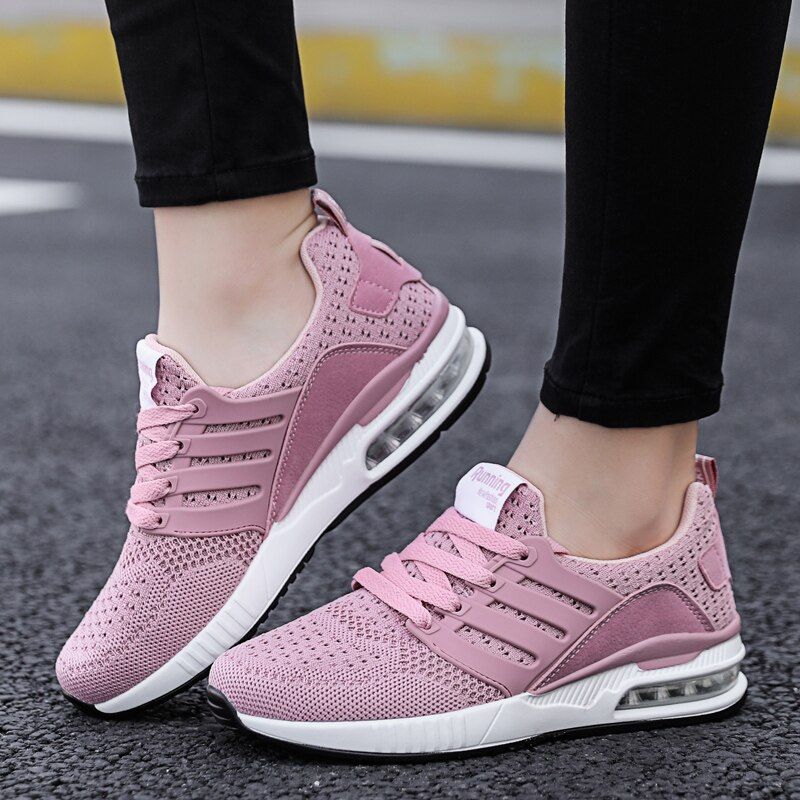 Women and Men Air Cushion Sport Running Walking Shoes