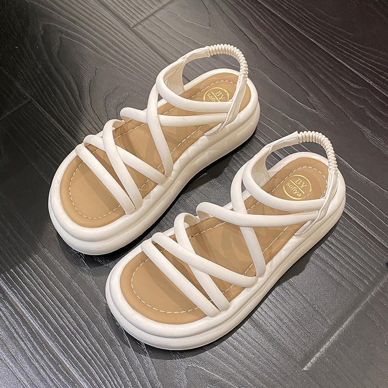 Women's Summer Thin Strap Flat Beach Comfortable Sandals
