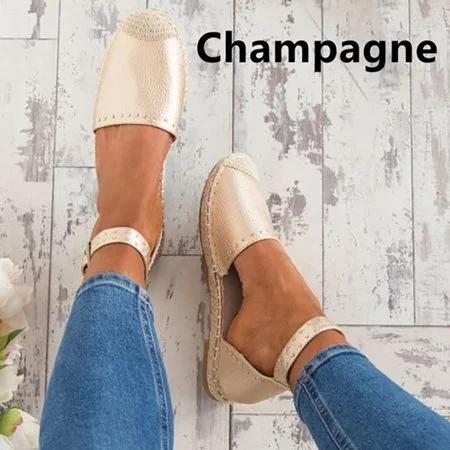 Summer Style Sandals Pu Flat Espadrilles Sandals