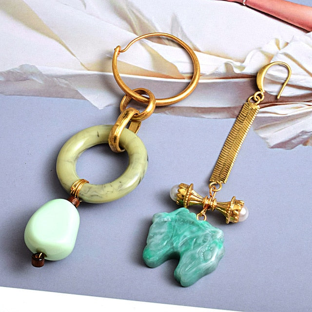 Vintage Hoop And Hook Earrings
