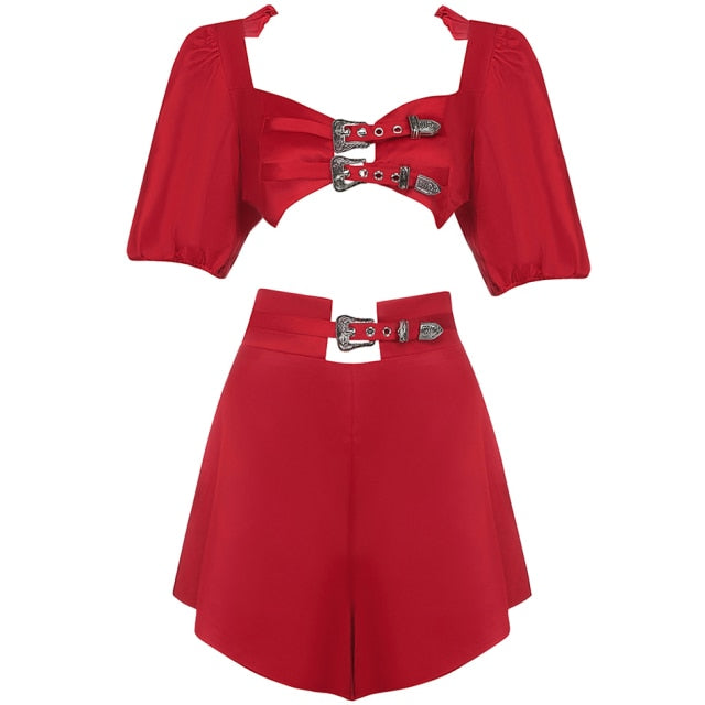 A Love So Sweet Shorts Set