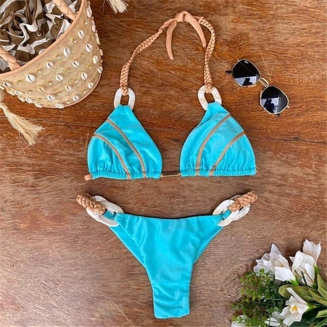 Beach Date Striped Bikini
