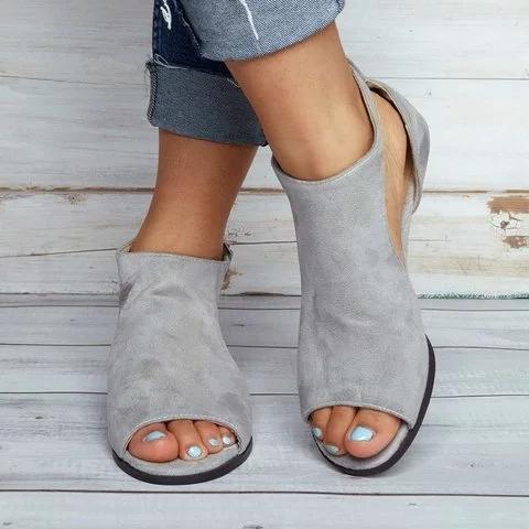 Wedges Ankle Strap Peep Toe Wedge Sandals