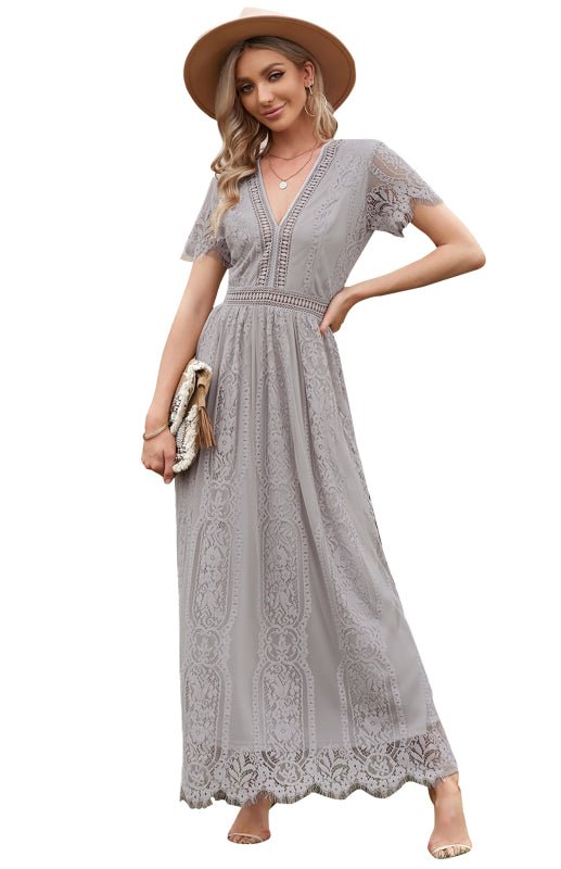 Women's Fill Your Heart Lace Maxi Dress