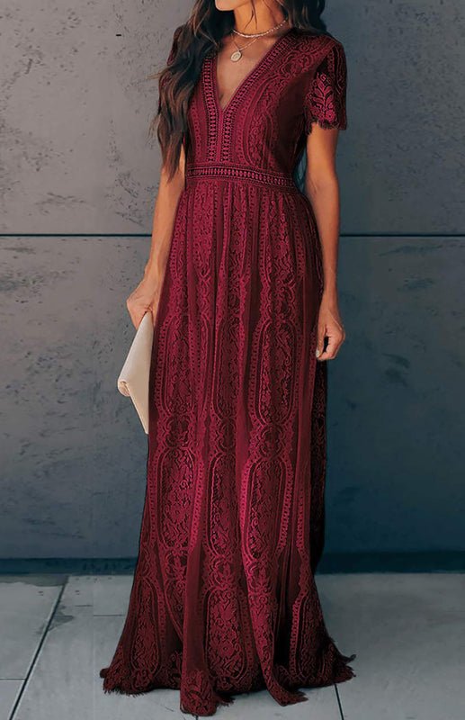 Women's Fill Your Heart Lace Maxi Dress