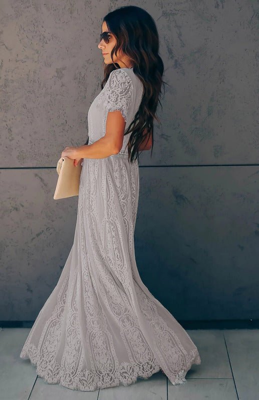 Women's Fill Your Heart Lace Maxi Dress