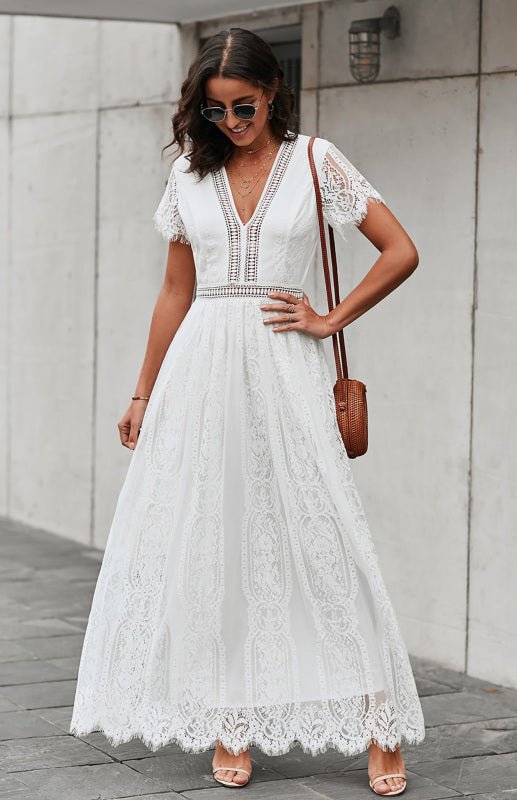 Women's Fill Your Heart Lace Maxi Dress