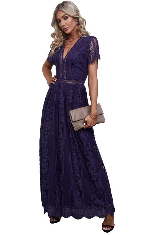 Women's Fill Your Heart Lace Maxi Dress