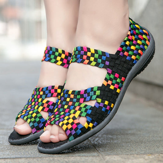 Elastic Belt Casual Women Shoes