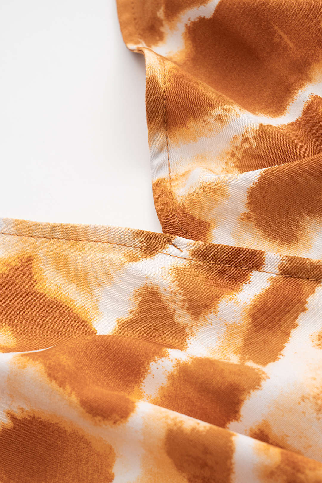 Tie Dye Print Halter Neck Tie-Up Shirred Sleeveless Jumpsuit