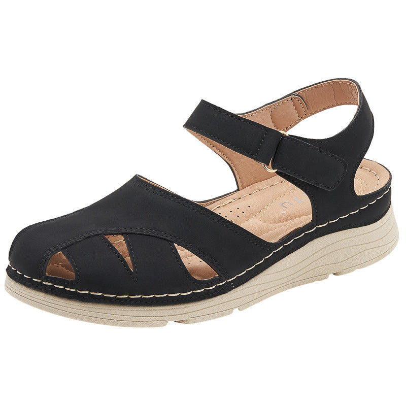 Women's Autumn Comfort Toe Cap Platform Plus Sandals