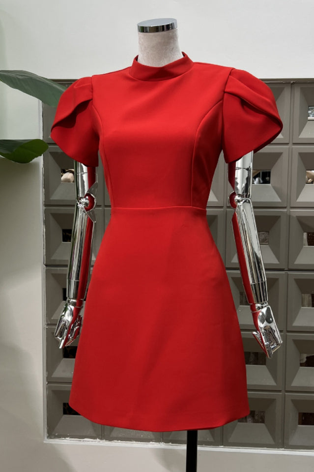 Adela Cut-out Bowknot Mini Dress
