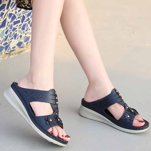 Rhinestone Flower Casua Light And Non-slip Sandals