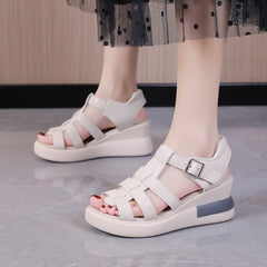 Women's Summer Open Toe Retro Flat Roman Sandals