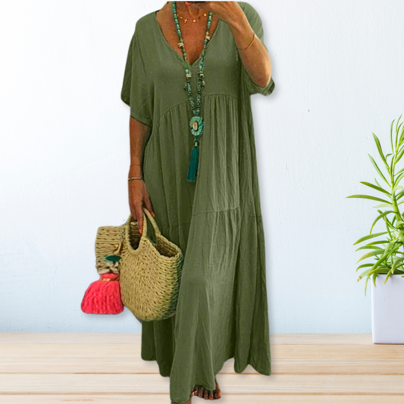 BAHAMAâ„?- Cotton Linen Dress