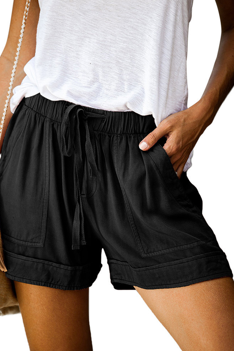 Casual Solid Straight Mid Waist Bottoms(12 Colors)