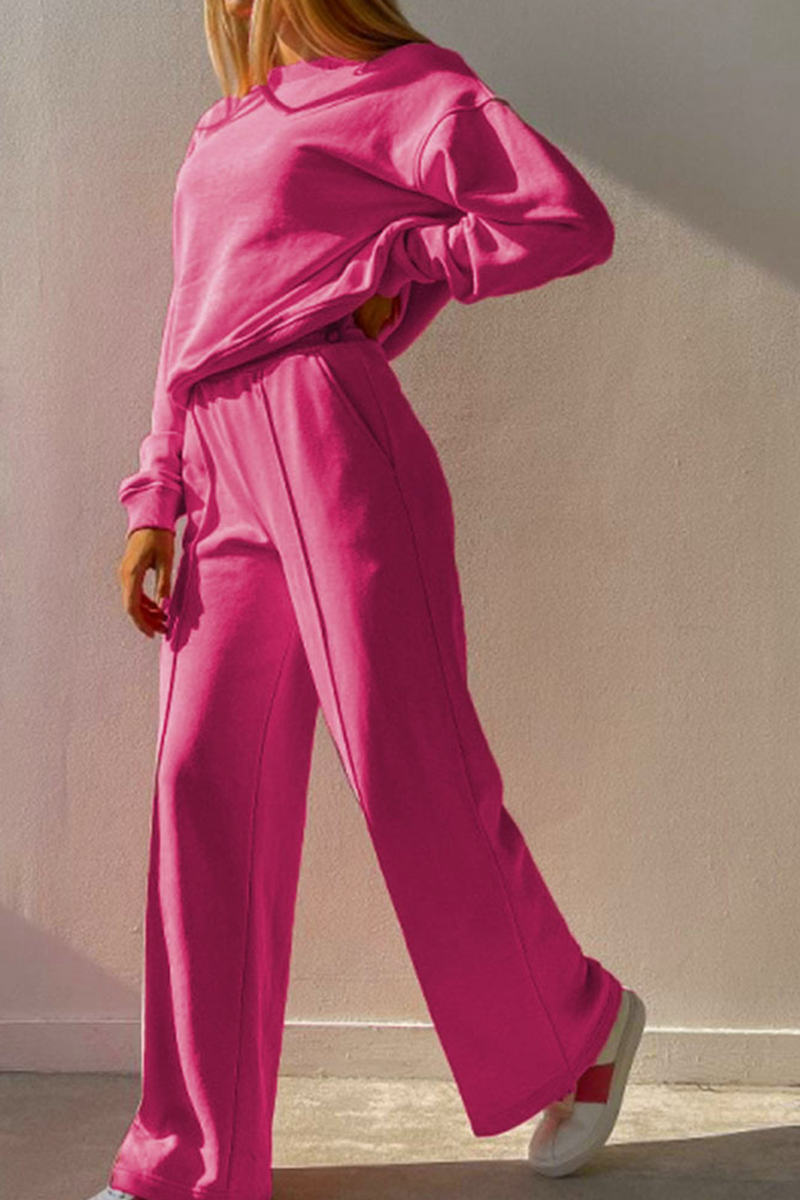 Casual Solid Split Joint Harlan Speaker Solid Color Bottoms