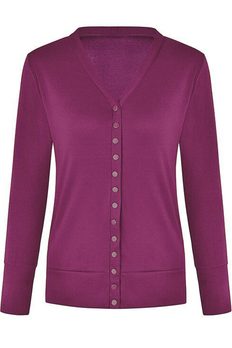 Casual Buttons Solid Color Cardigan(9 Colors)