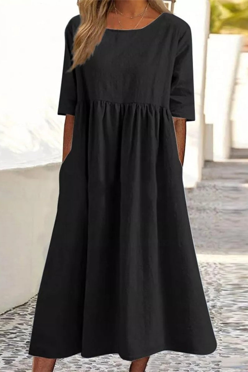 Women's Casual Cotton Dress(9 Colors)