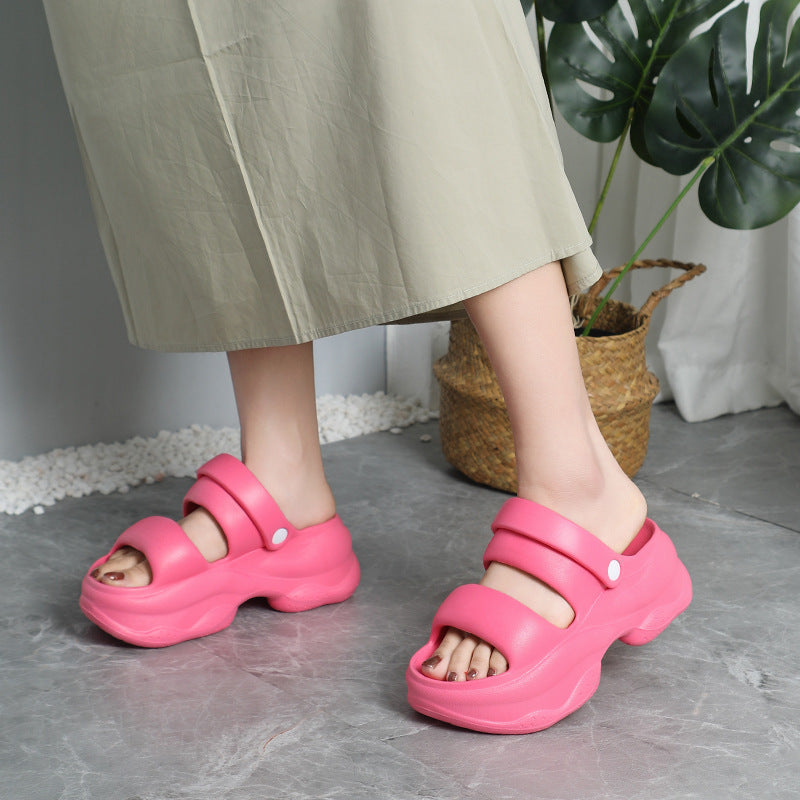 Women's Super Soft Lightweight Platform Summer Outdoor Sandals
