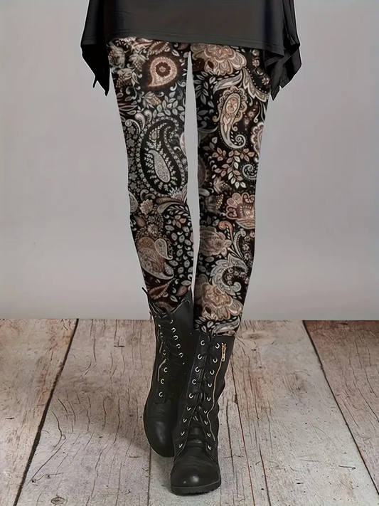 Sexy Geometric Patterned Skinny Leggings