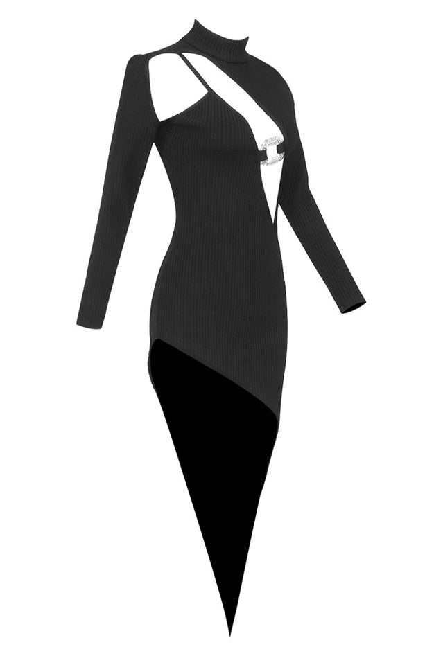 Pamela Asymmetrical Midi Dress