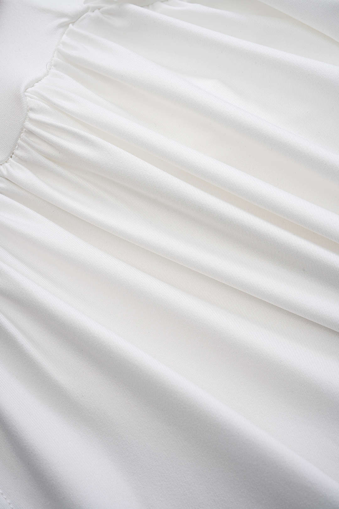 V-Neck Cowl Neck Backless Ruched Tank Top