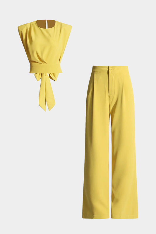 Strappy BackTop And Trousers Set