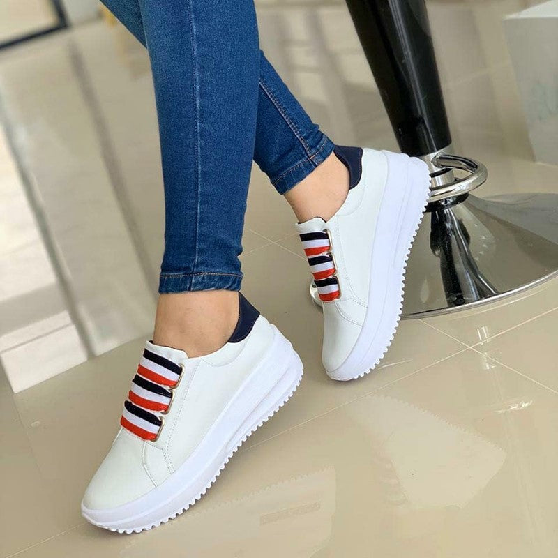 Women's Platform Round Toe Daily Casual Shoes