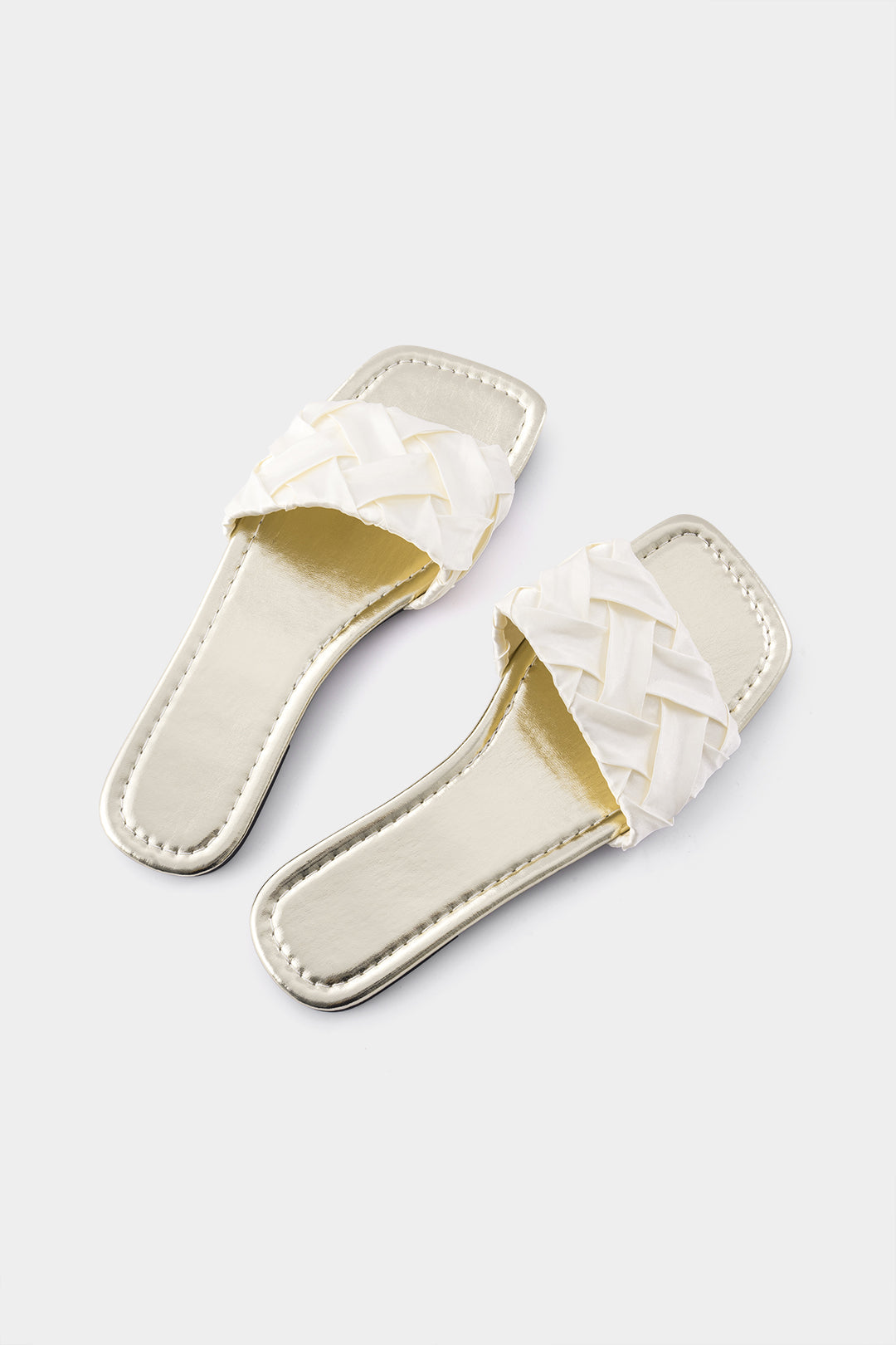 Square Toe Flat Slippers